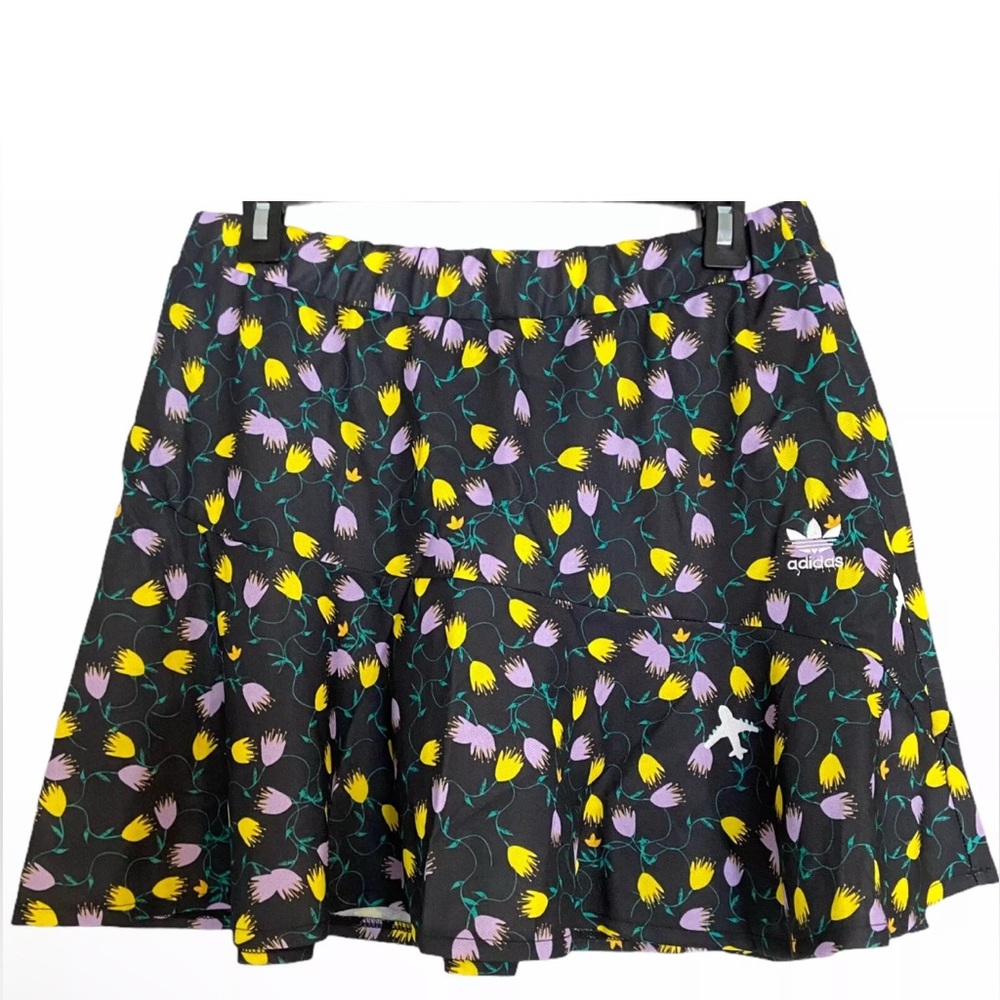 Adidas Originals Allover Print Skirt AOP Multicolor FL4103 Womens XSMALL